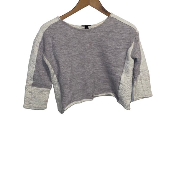 J. Crew Small Multi-Colored Crop top sweatshirt - Picture 1 of 4